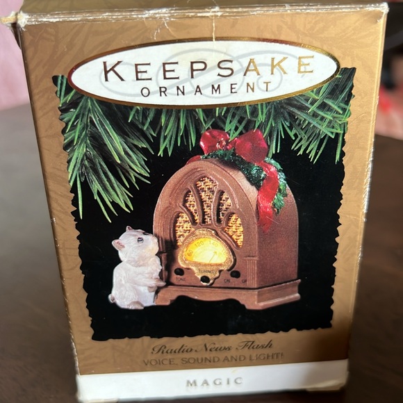 Keepsake ornament radio news Phlash voice sound and light - Picture 3 of 5